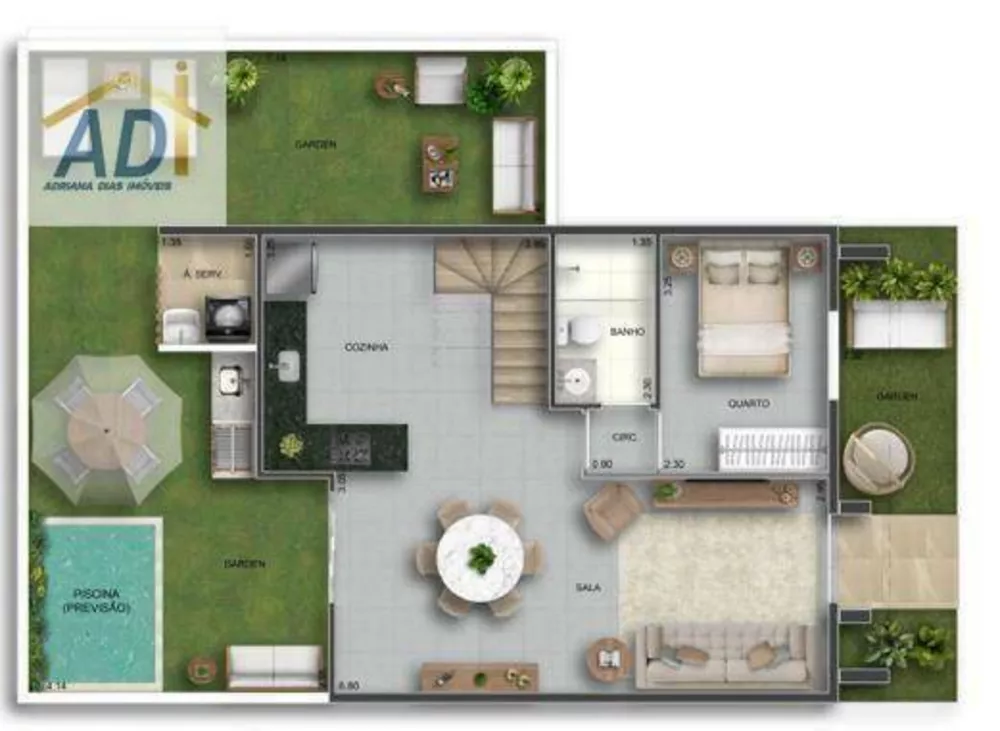 Casa de Condomínio, 2 quartos - Foto 10