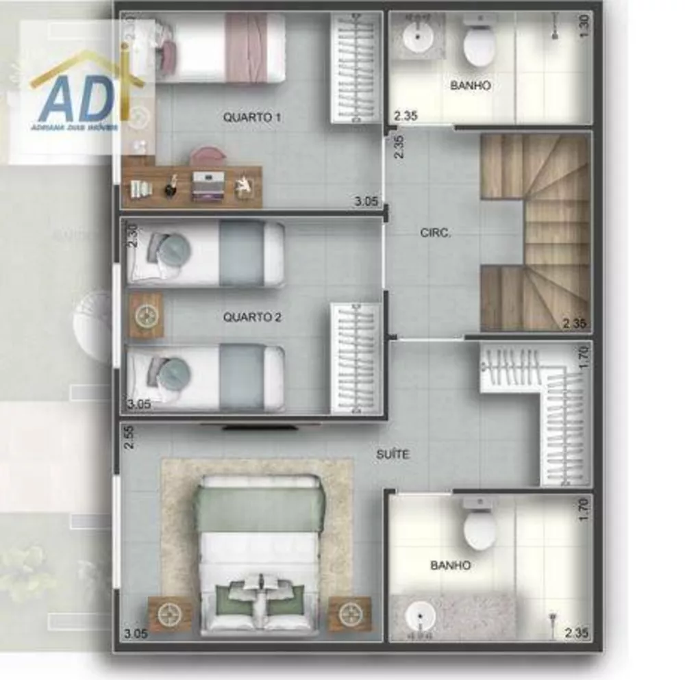 Casa de Condomínio, 2 quartos - Foto 18