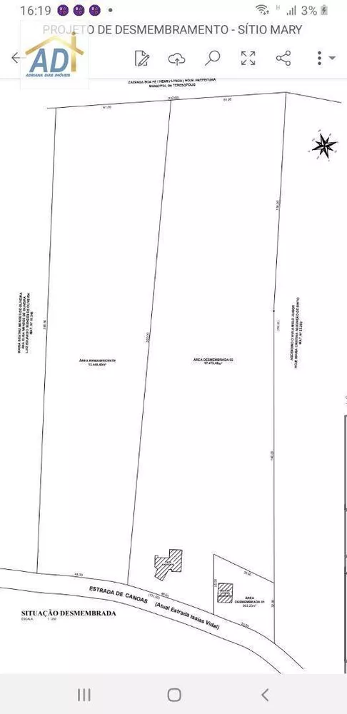 Terreno, 1 hectares - Foto 1
