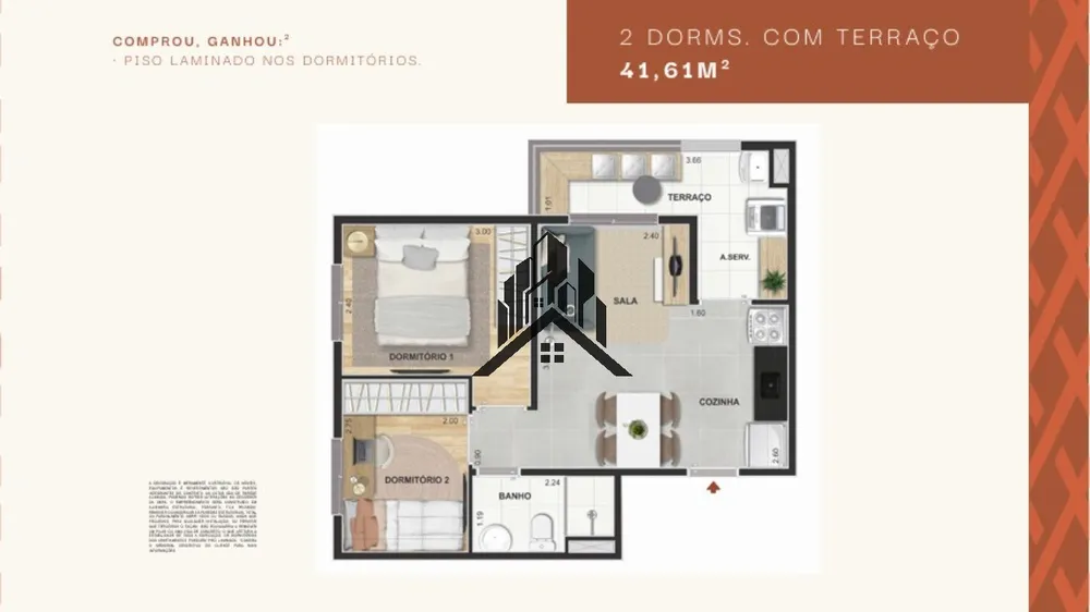 Apartamento, 2 quartos, 32 m² - Foto 6