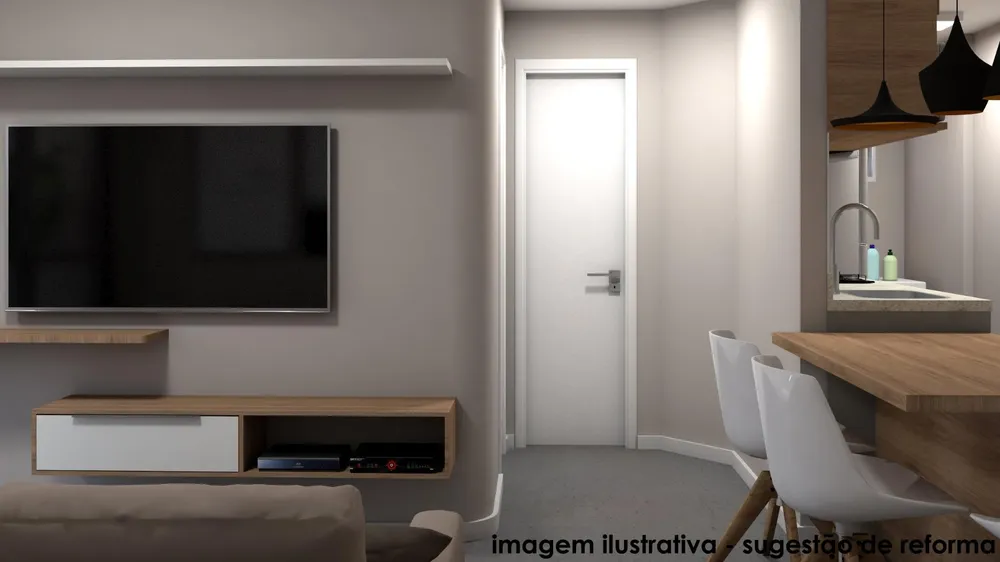 Apartamento, 1 quarto, 33 m² - Foto 2