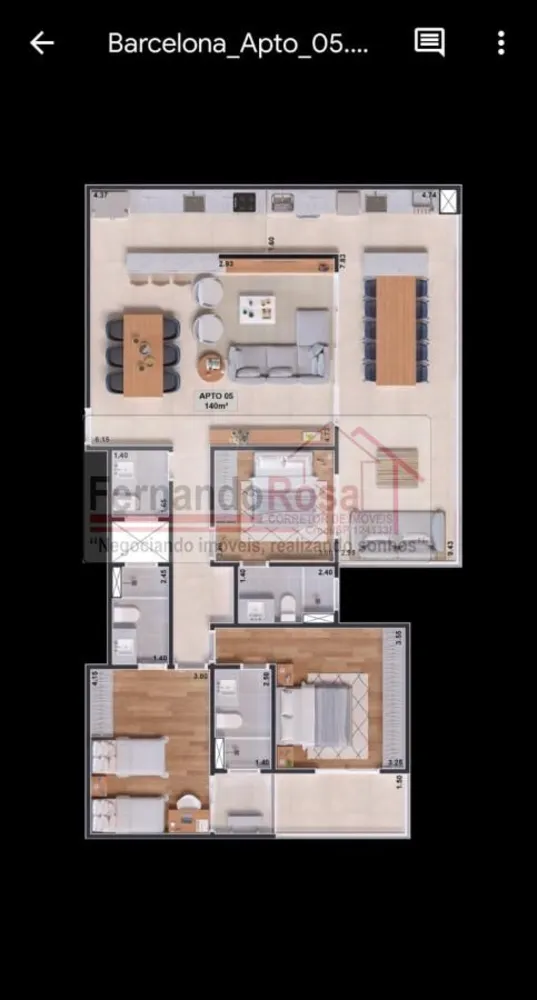 Apartamento, 3 quartos, 145 m² - Foto 4