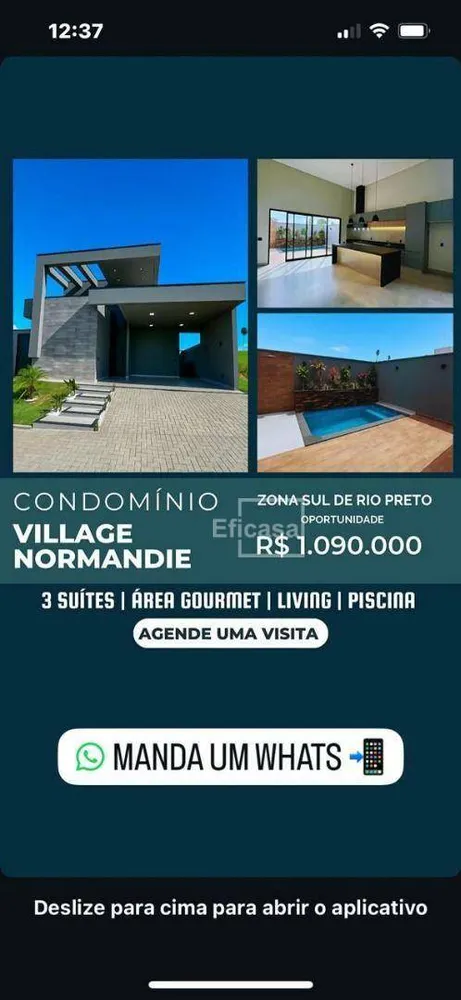 Casa de Condomínio, 3 quartos - Foto 1