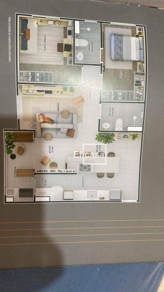 Apartamento, 2 quartos, 77 m² - Foto 1