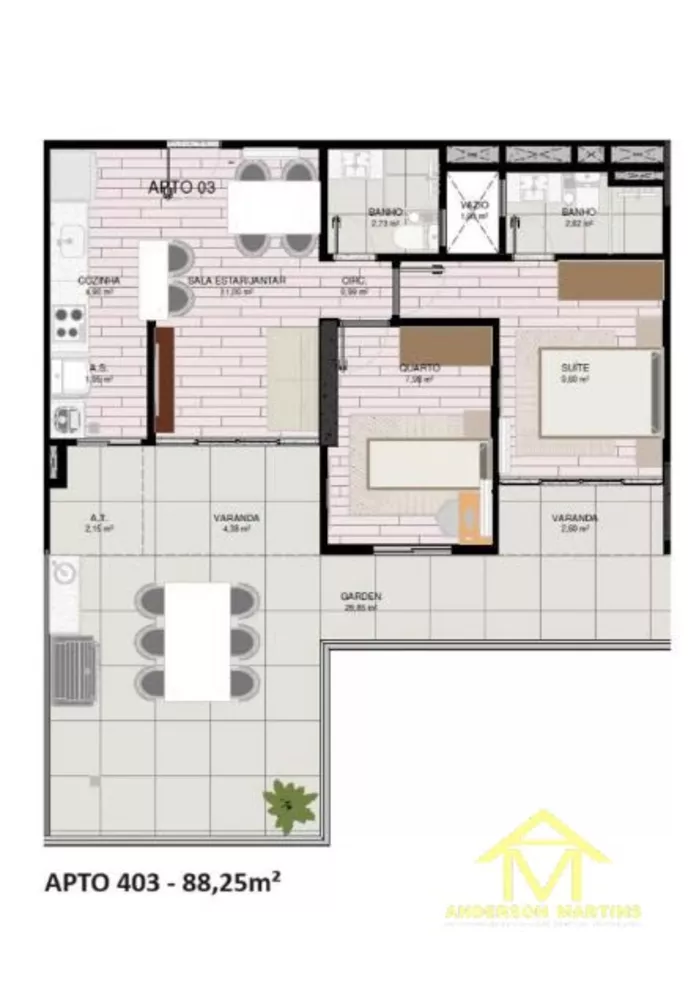 Apartamento, 2 quartos, 62 m² - Foto 6