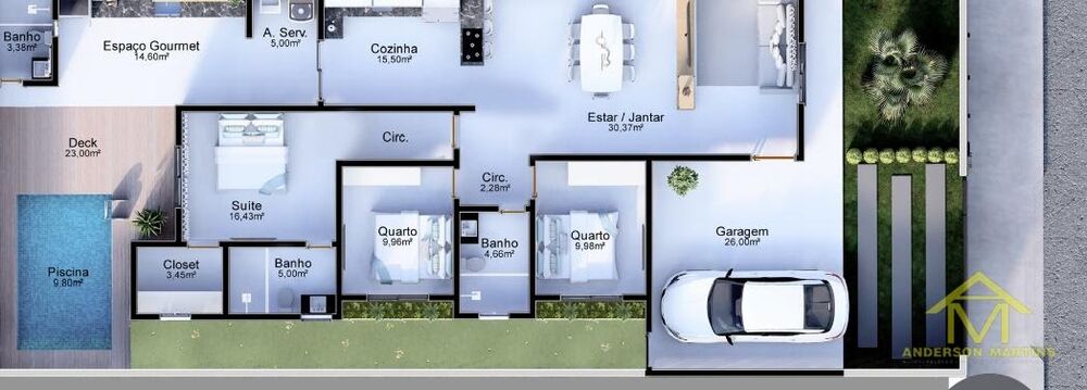 Casa, 3 quartos, 140 m² - Foto 15
