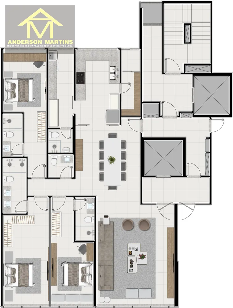 Apartamento, 4 quartos, 274 m² - Foto 6