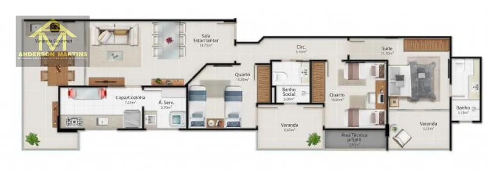 Apartamento, 3 quartos, 111 m² - Foto 8