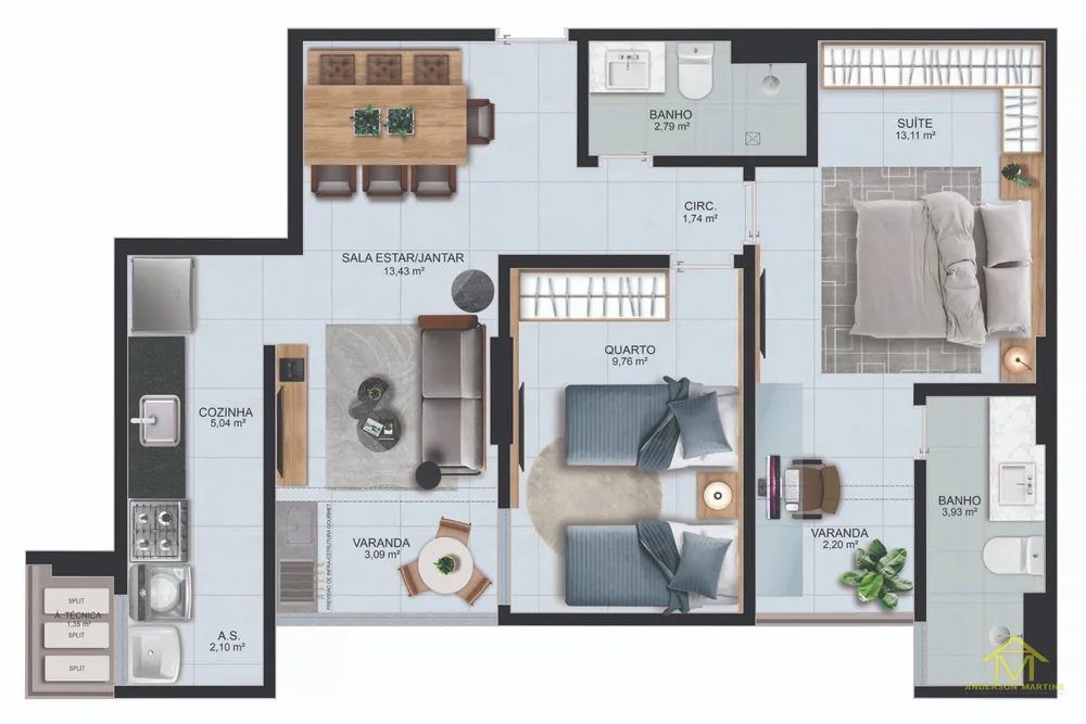Apartamento, 3 quartos, 89 m² - Foto 15