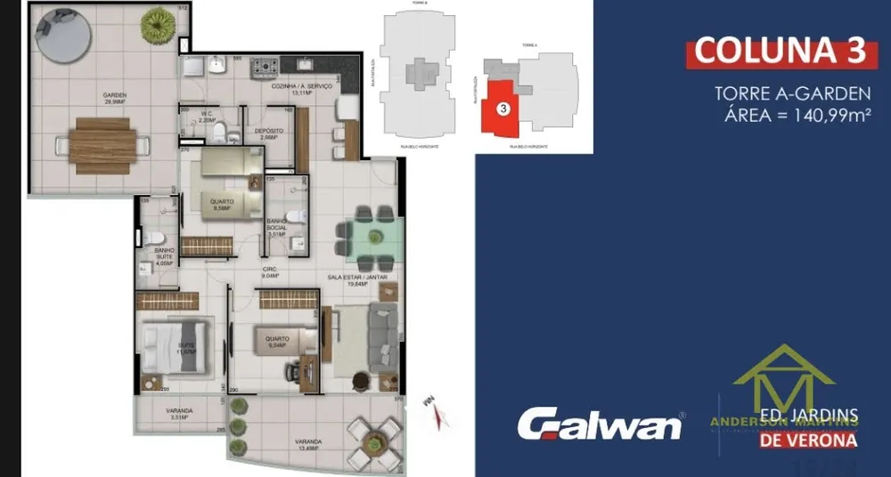 Apartamento, 3 quartos, 121 m² - Foto 11