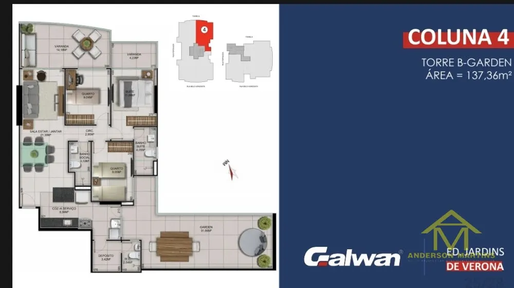 Apartamento, 3 quartos, 121 m² - Foto 8