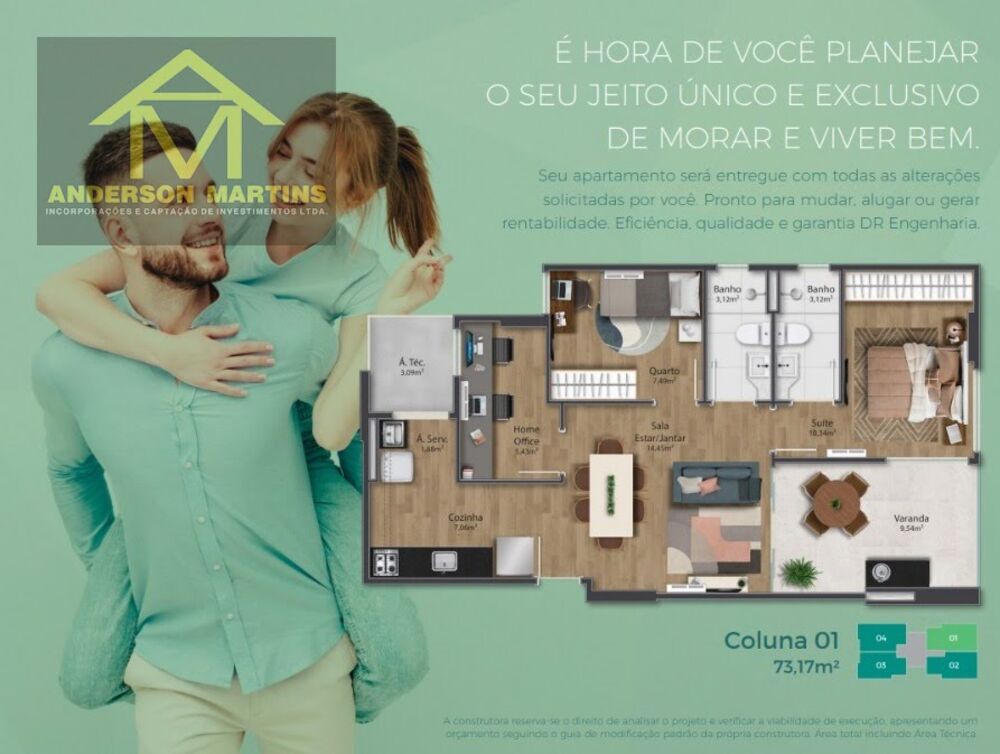 Apartamento, 3 quartos, 73 m² - Foto 16