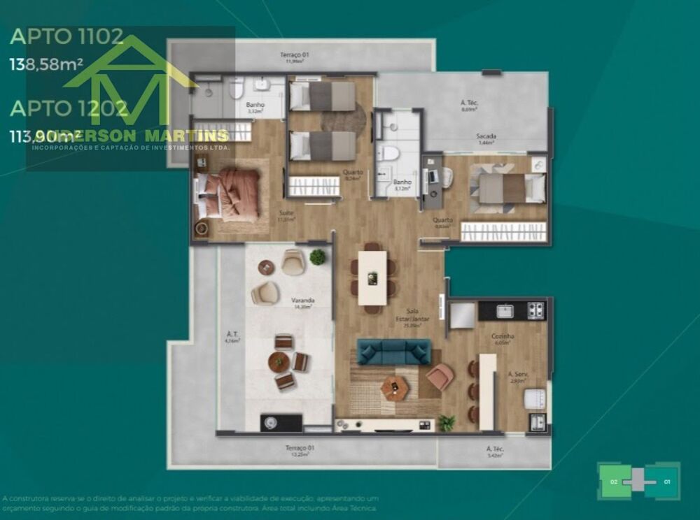 Apartamento, 3 quartos, 73 m² - Foto 20