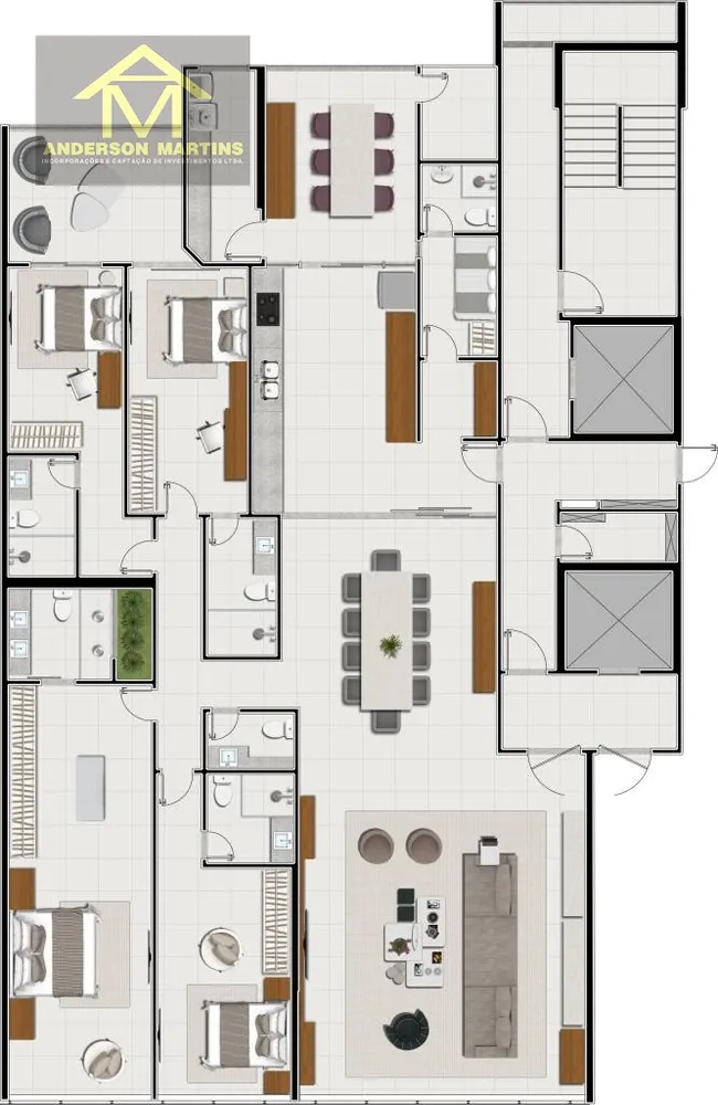 Apartamento, 3 quartos, 156 m² - Foto 8