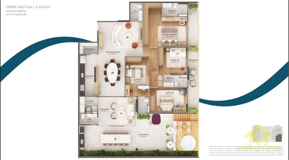 Apartamento, 4 quartos, 141 m² - Foto 4