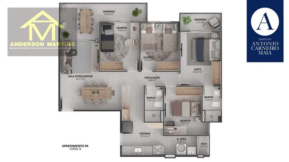 Apartamento, 4 quartos, 113 m² - Foto 13