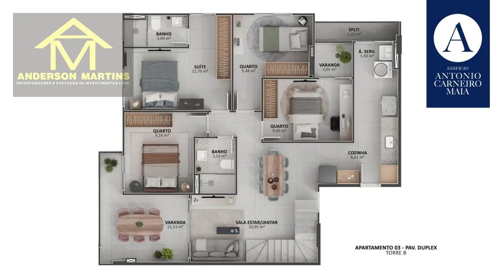 Apartamento, 4 quartos, 113 m² - Foto 12