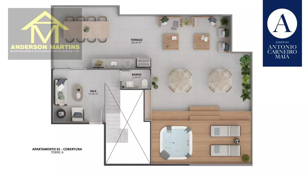 Cobertura, 4 quartos, 206 m² - Foto 9