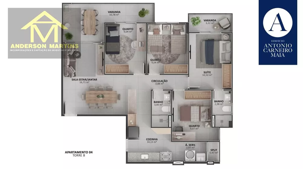 Cobertura, 4 quartos, 206 m² - Foto 12