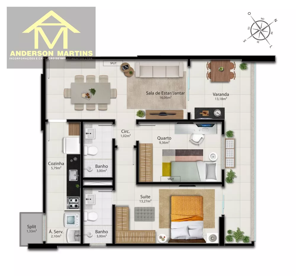 Apartamento, 2 quartos, 76 m² - Foto 6