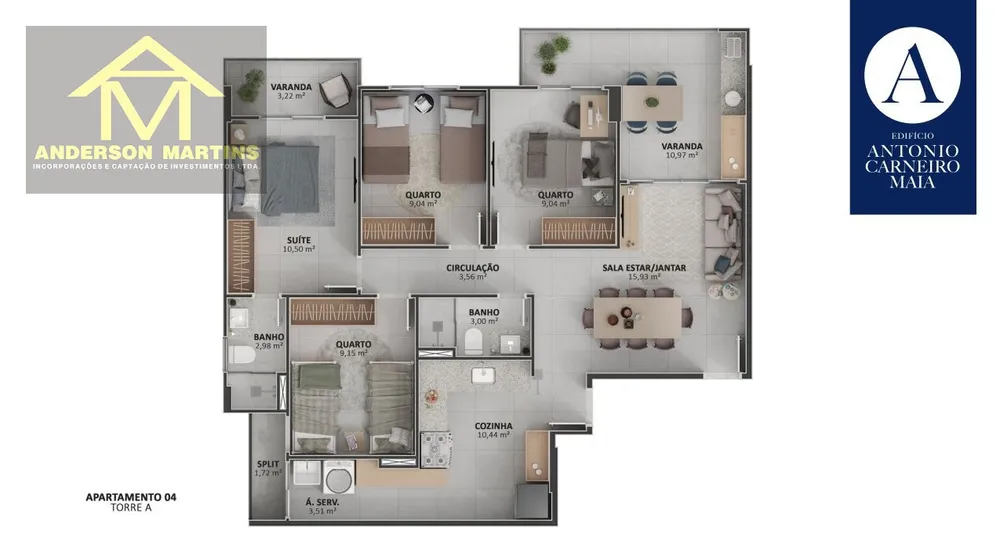 Apartamento, 4 quartos, 101 m² - Foto 6