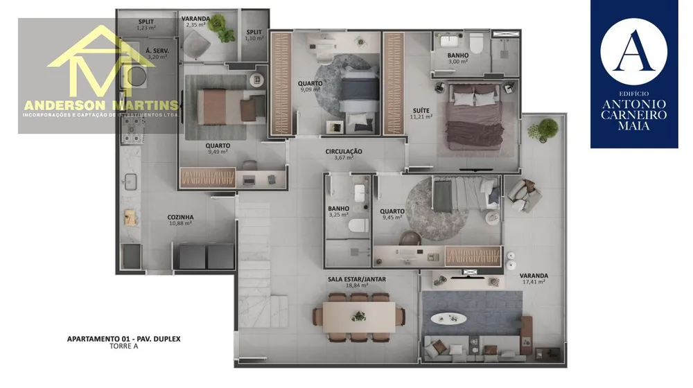 Apartamento, 4 quartos, 101 m² - Foto 7