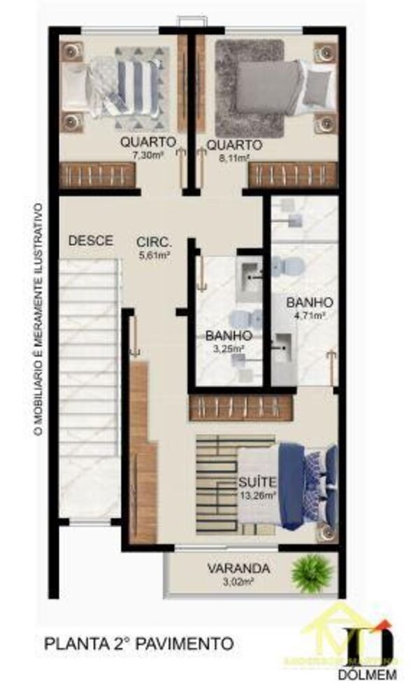 Casa, 3 quartos, 100 m² - Foto 3