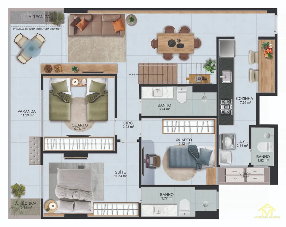 Apartamento, 3 quartos, 89 m² - Foto 5