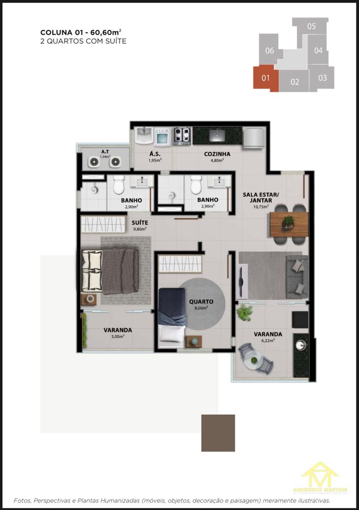 Apartamento, 2 quartos, 69 m² - Foto 18