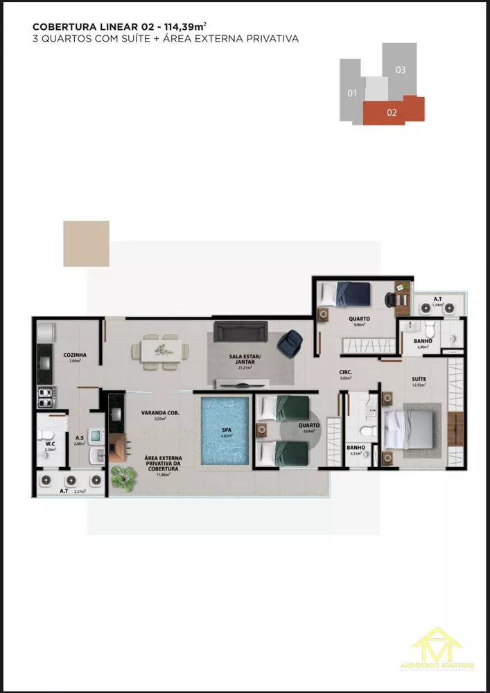 Apartamento, 2 quartos, 69 m² - Foto 10