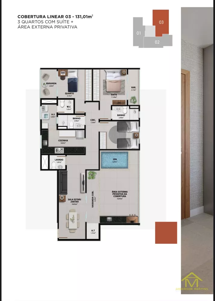 Apartamento, 2 quartos, 69 m² - Foto 11