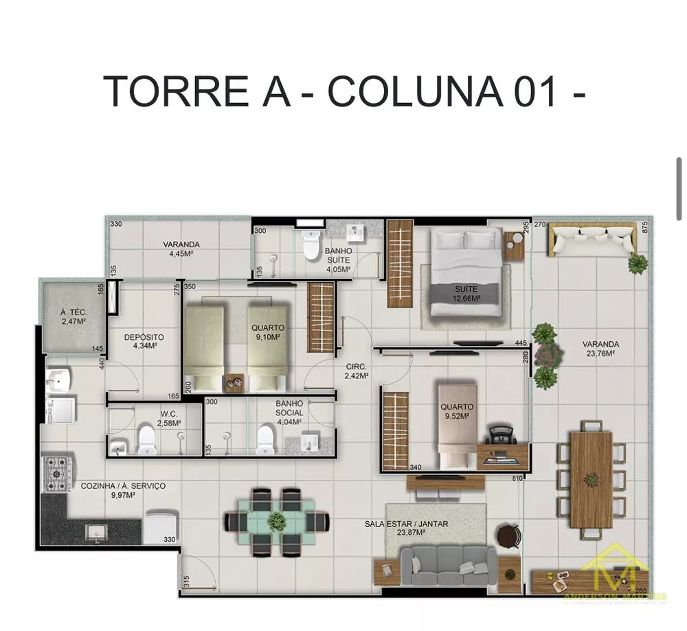 Apartamento, 3 quartos, 122 m² - Foto 6