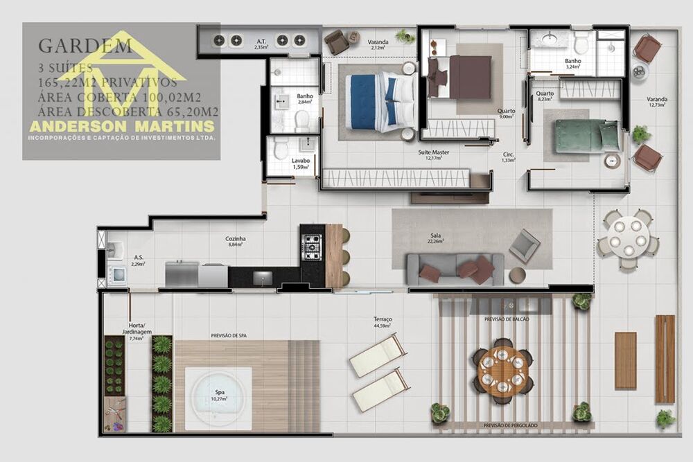 Apartamento, 3 quartos, 165 m² - Foto 28