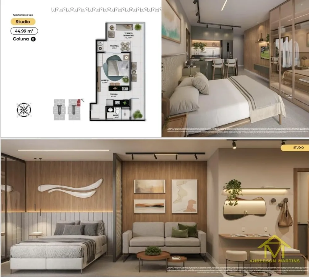 Apartamento, 1 quarto, 34 m² - Foto 5
