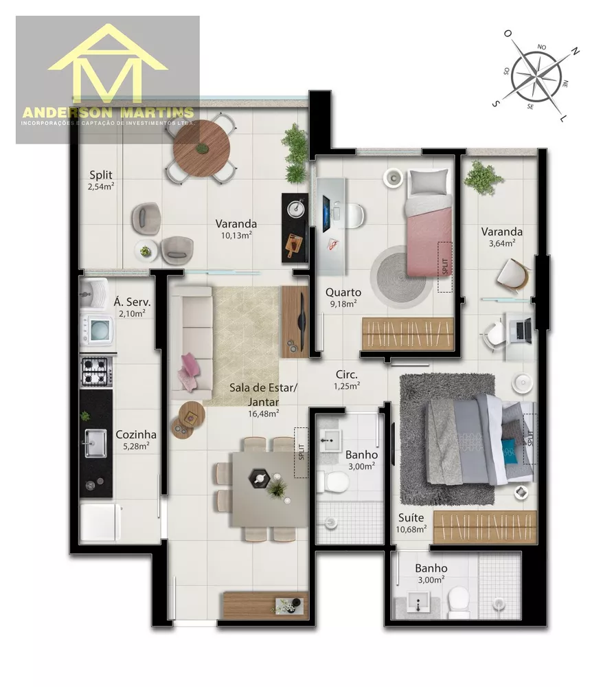 Apartamento à venda com 2 quartos, 76m² - Foto 16