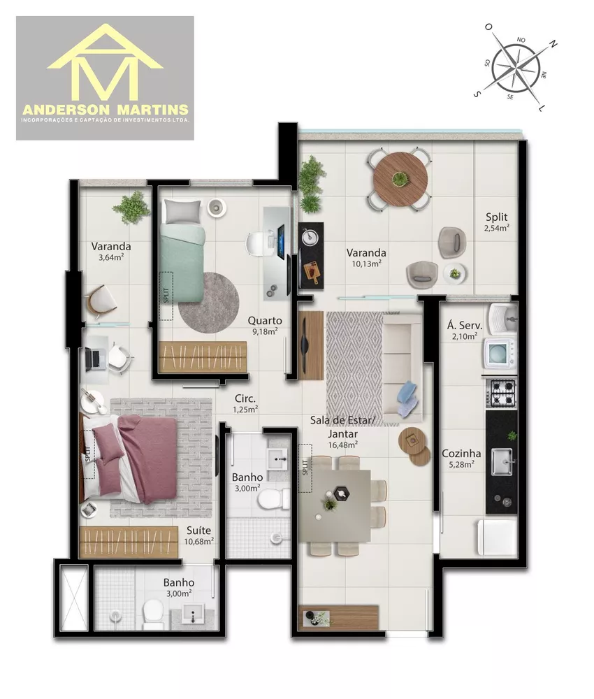 Apartamento à venda com 2 quartos, 76m² - Foto 19