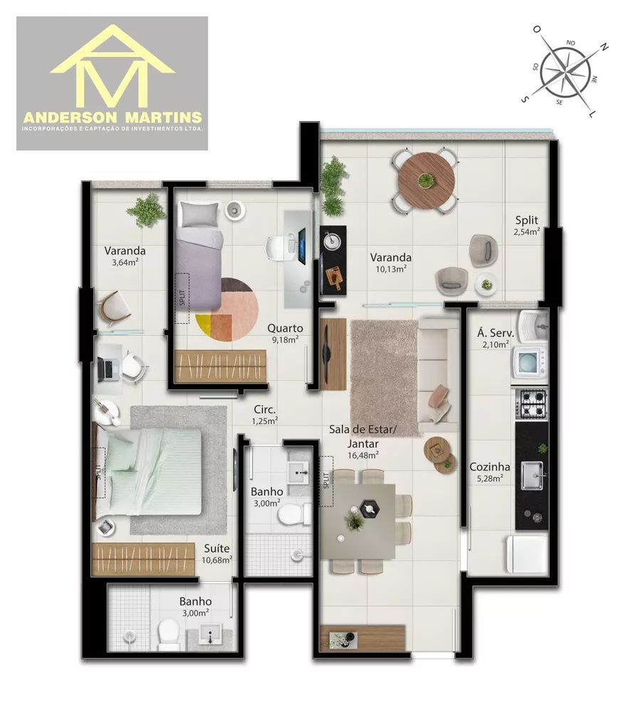 Apartamento à venda com 2 quartos, 76m² - Foto 20