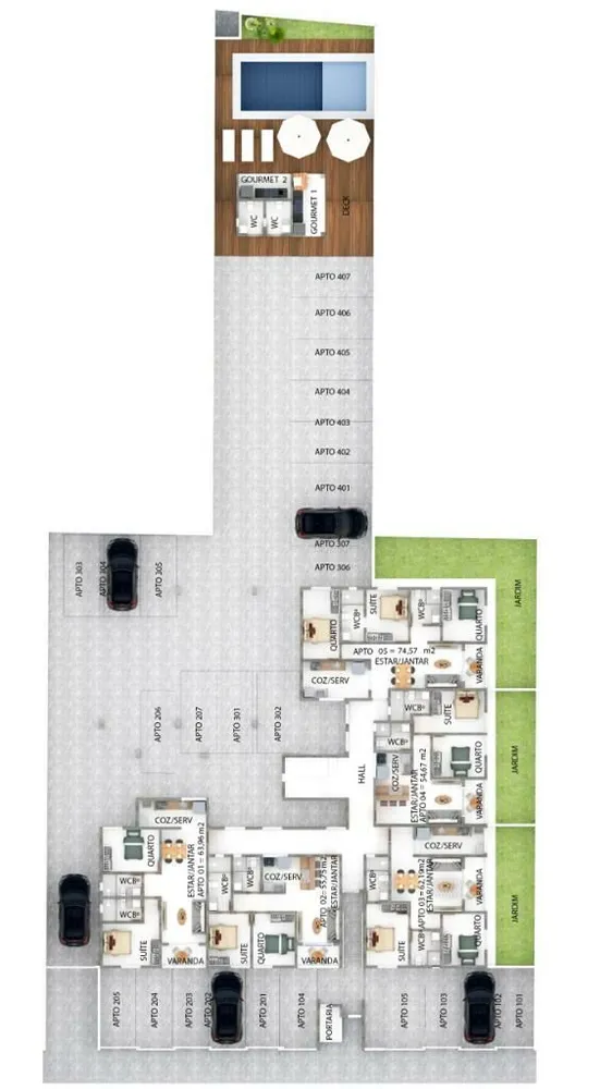 Apartamento, 2 quartos - Foto 15