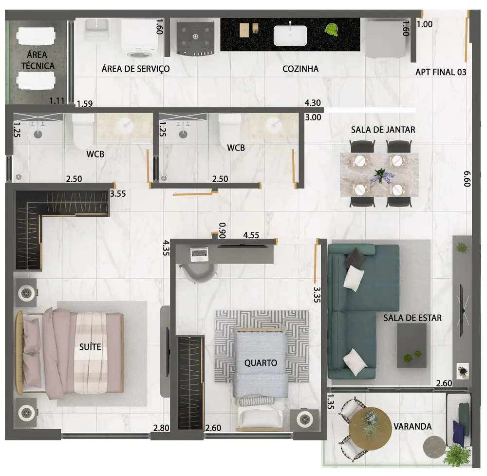 Apartamento, 2 quartos - Foto 15