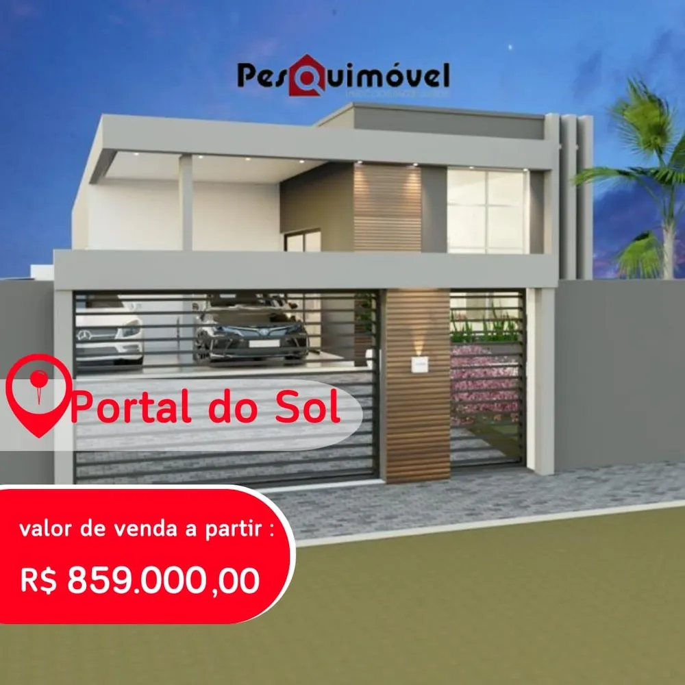 Casa, 3 quartos - Foto 1