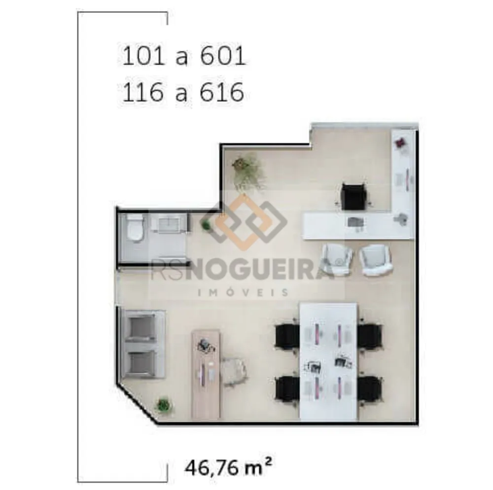 Sala-Conjunto, 46 m² - Foto 16