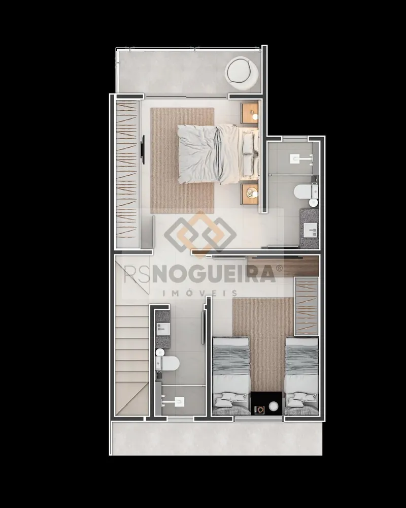 Casa de Condomínio, 2 quartos - Foto 7