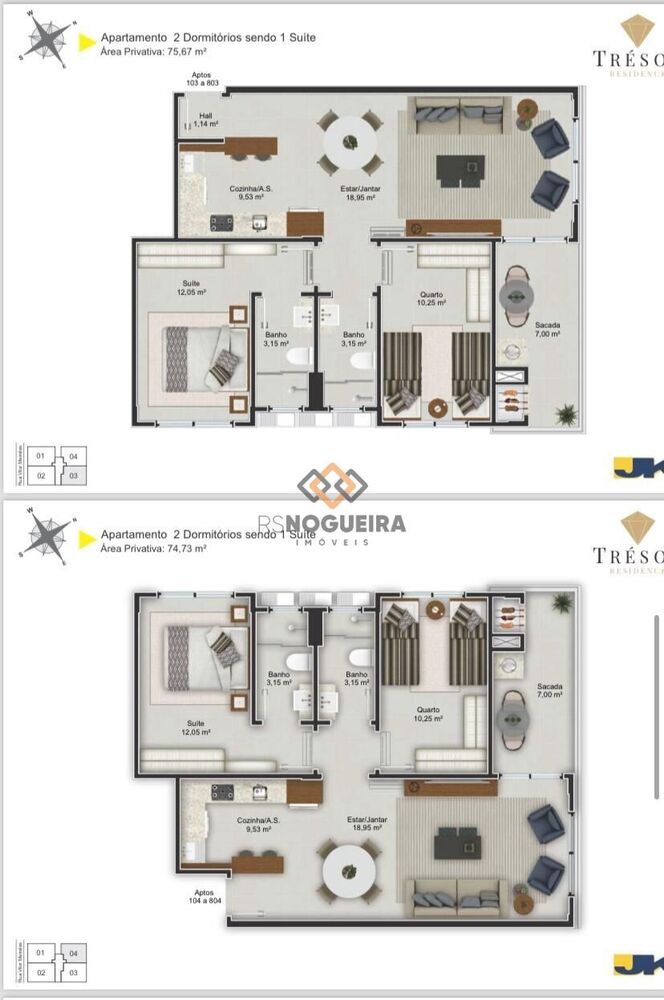 Apartamento, 3 quartos, 84 m² - Foto 7