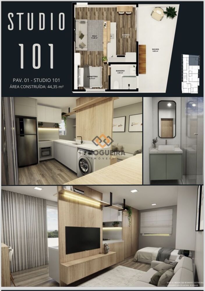 Apartamento, 1 quarto, 35 m² - Foto 8
