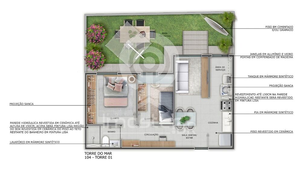 Apartamento, 2 quartos, 43 m² - Foto 10