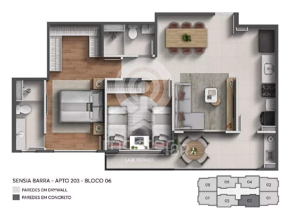 Apartamento, 3 quartos, 66 m² - Foto 5