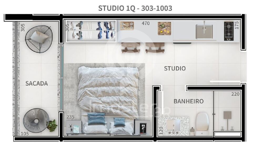 Apartamento, 1 quarto, 26 m² - Foto 24