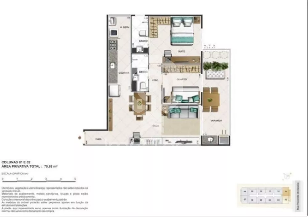 Cobertura, 2 quartos, 139 m² - Foto 8