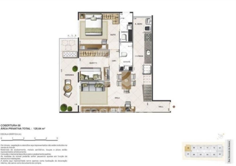 Cobertura, 2 quartos, 139 m² - Foto 28