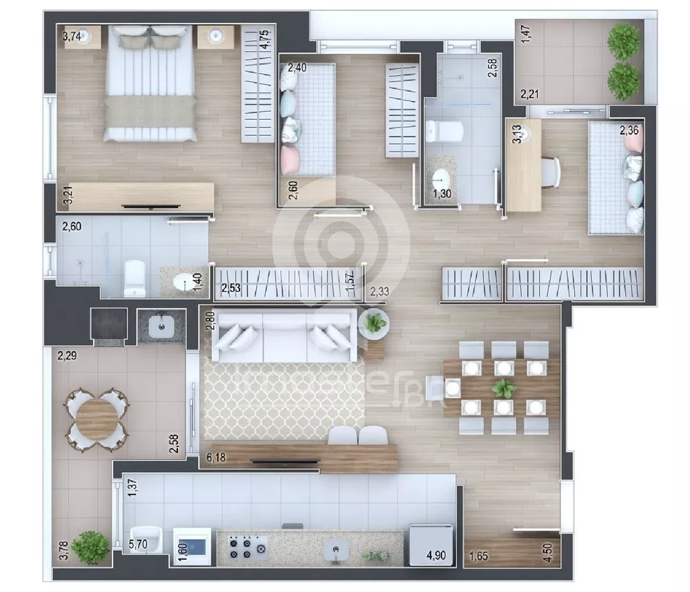 Apartamento, 2 quartos, 80 m² - Foto 24